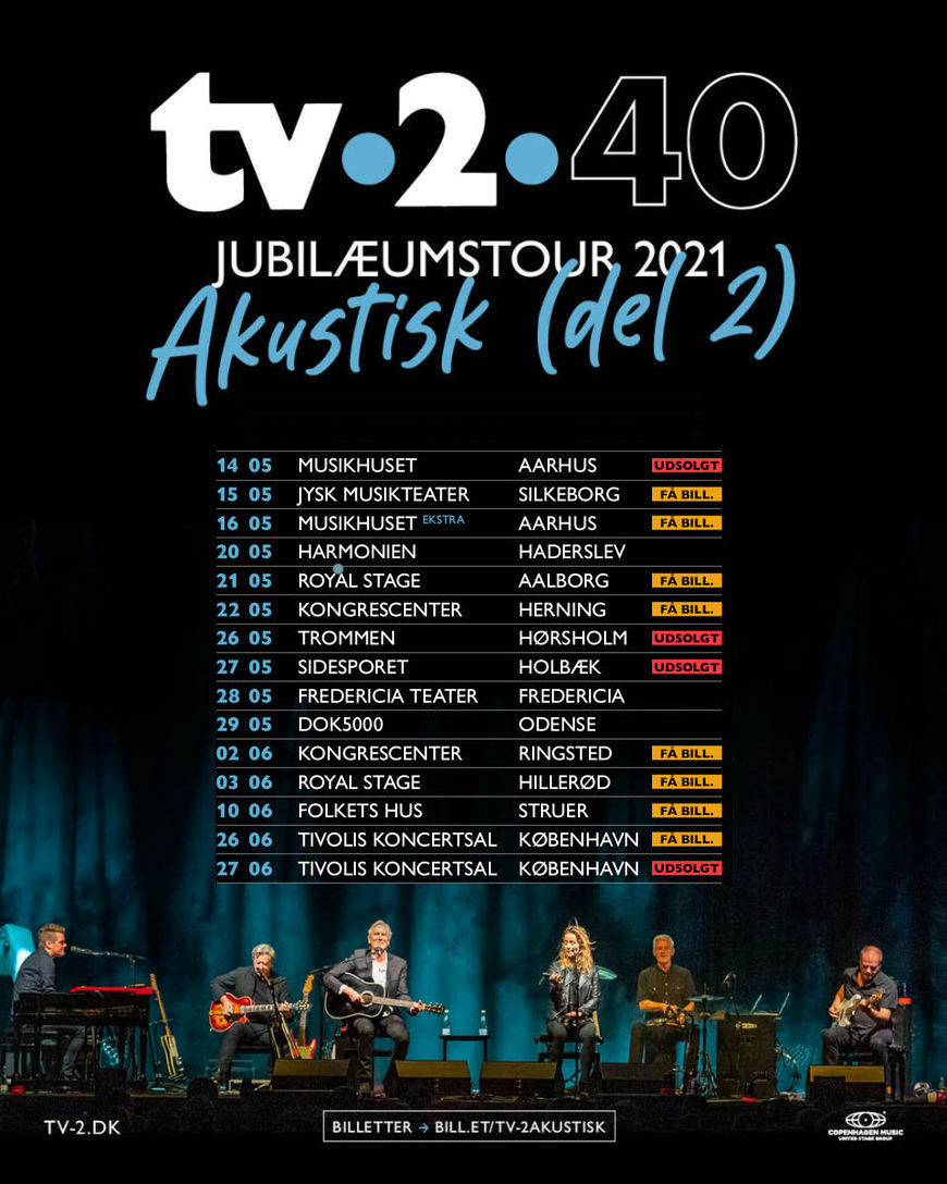 TV-2 40 års jubilæumstour 2021 – Akustisk (del 2)